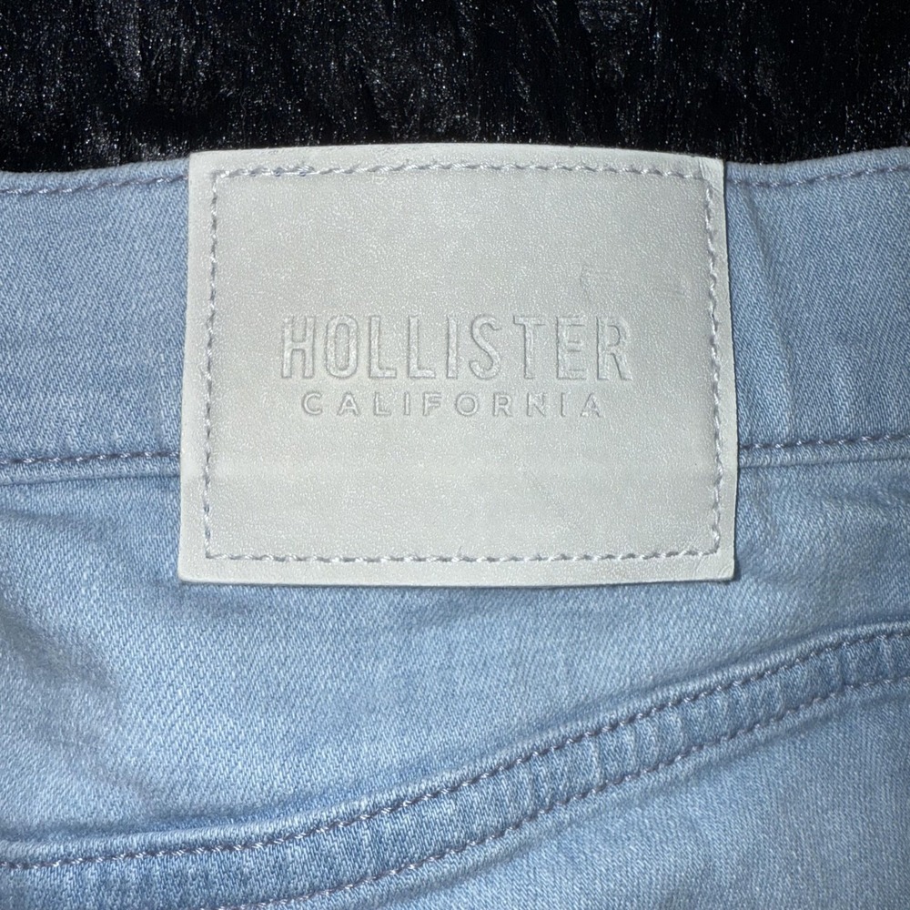 Hollister Stacked Skinny Jeans Mens 30x32 Distressed Ripped Denim Pants - Picture 10 of 10